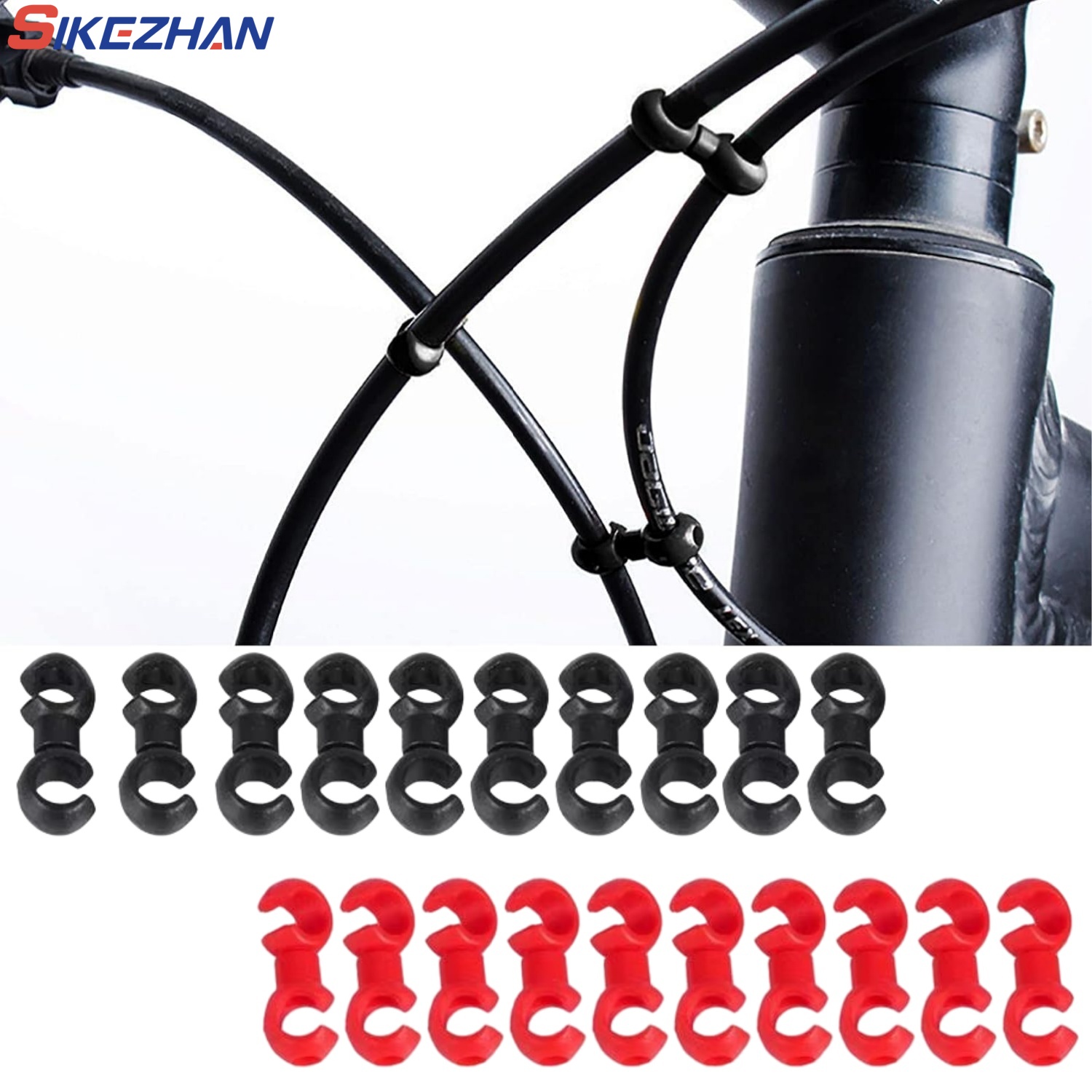 Cycling Gear Parts - 10 قطعة/المجموعة دراجة عبر خط مقاطع