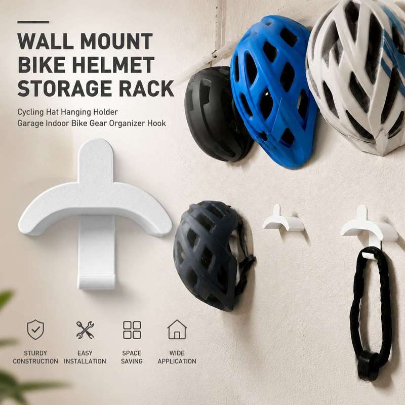Cycling Gear Wall Storage - حامل خوذة الدراجات للتعليق على الحائط