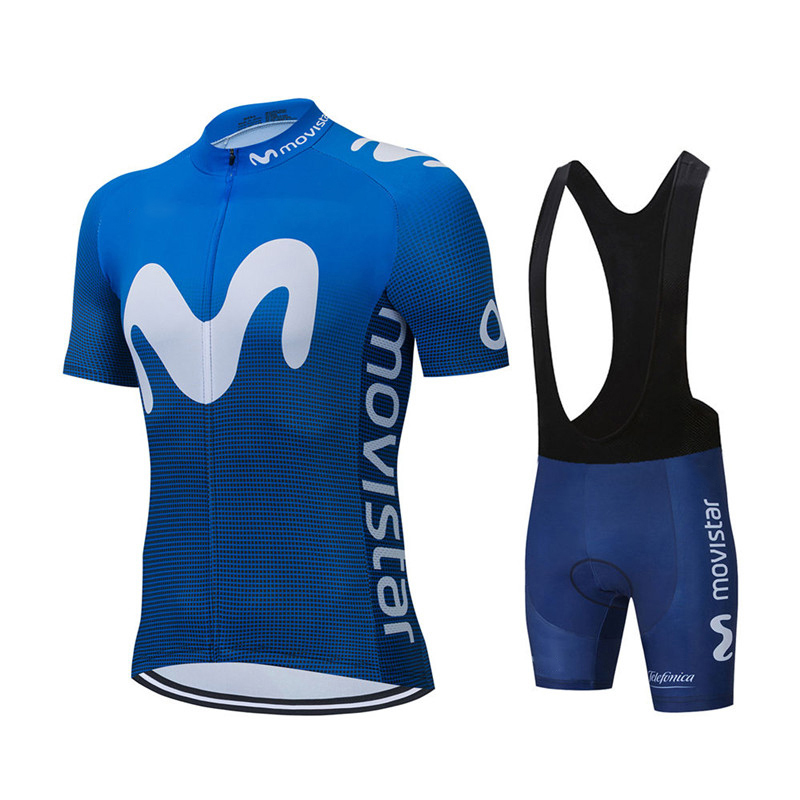 Junior Cycling Gear - جديد الصيف Movistar فريق الدراجات جيرسي