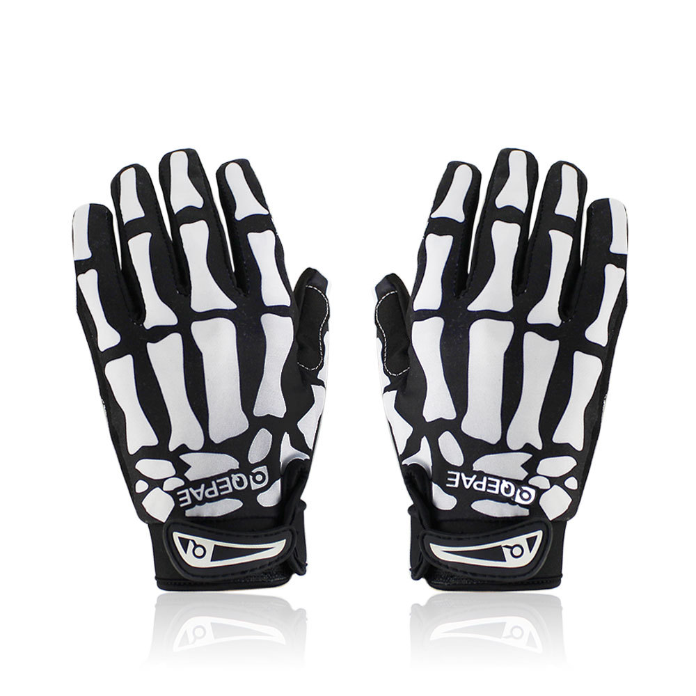 Cycling Gear Gifts - 1 زوج الهيكل العظمي قفازات الدراجة