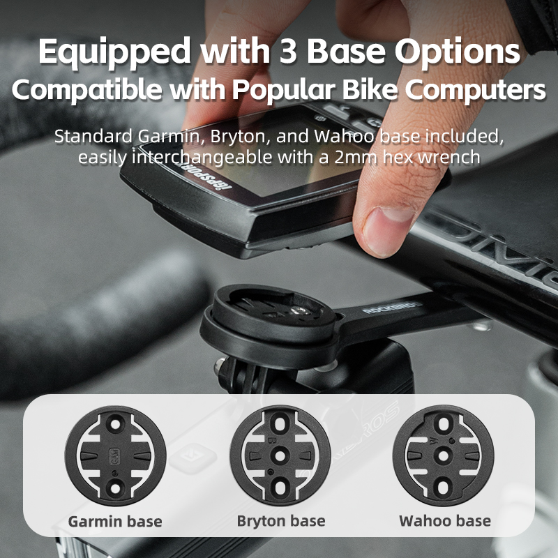 ROCKBROS دراجة الكمبيوتر قوس خ - مراجعة Cycling Gear Mount وسعره