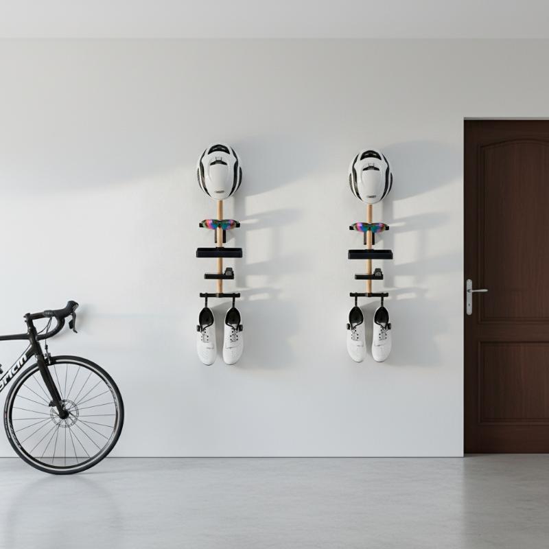 حامل منظم مكتبي للدراجات الهوا - مراجعة Cycling Gear Wall Storage وسعره